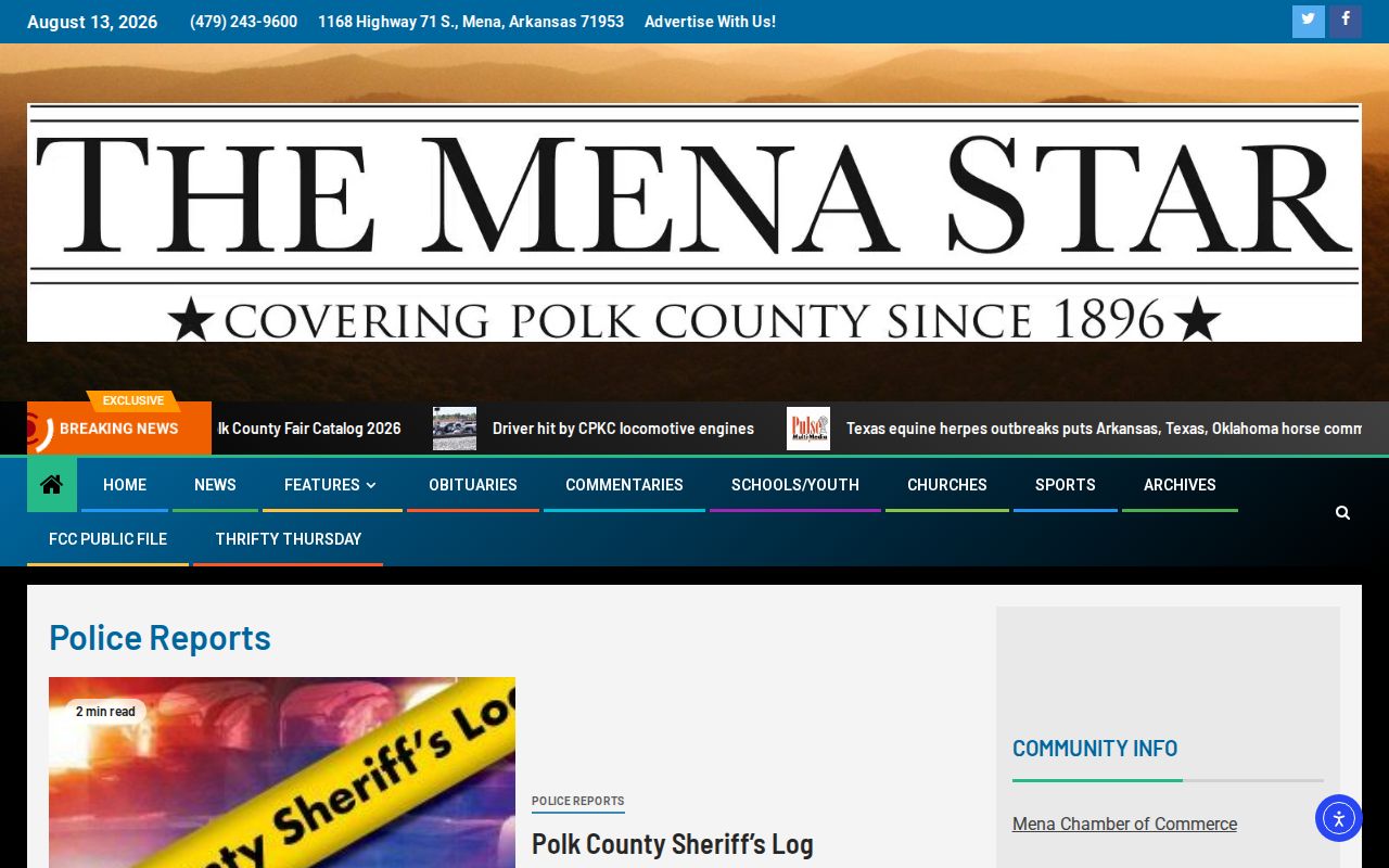 Wickes arrest reports in the My Pulse News Polk County sheriff log